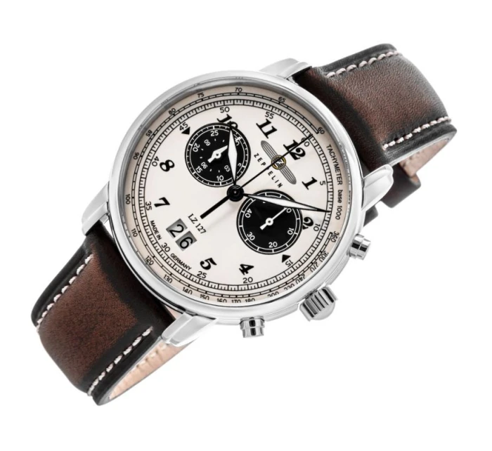 ZEPPELIN Graf Chronograph Pánské hodinky LZ 127 + BOX ZEPPELIN Graf Chronograph Pánské hodinky LZ 127 + BOX