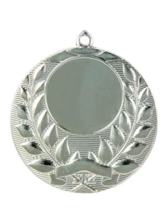 Medal srebrny ogólny z miejscem na emblemat 25 mm - medal stalowy