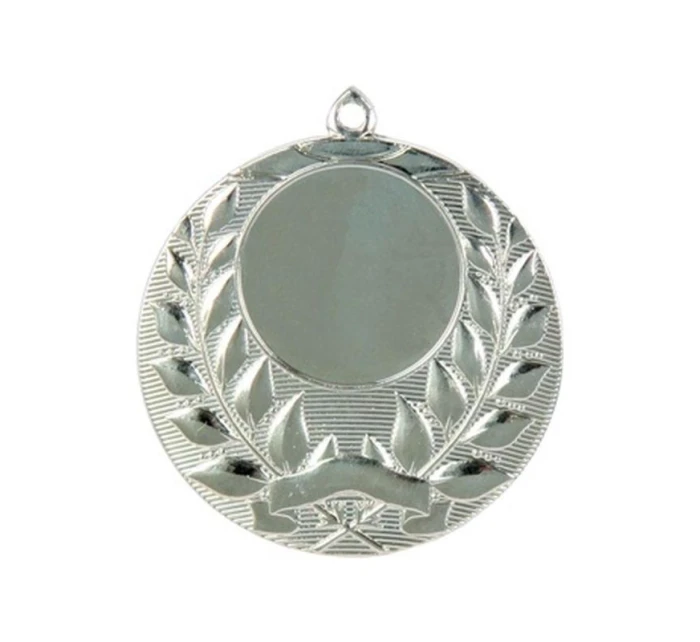 Medal srebrny ogólny z miejscem na emblemat 25 mm - medal stalowy