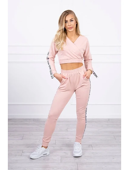 Sada s ozdobnými model 18746092 tmavě pudrově růžová - K-Fashion