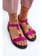 Dámské ploché sandály s model 21660565 - VINCEZA Dámské ploché sandály s model 21660565 - VINCEZA