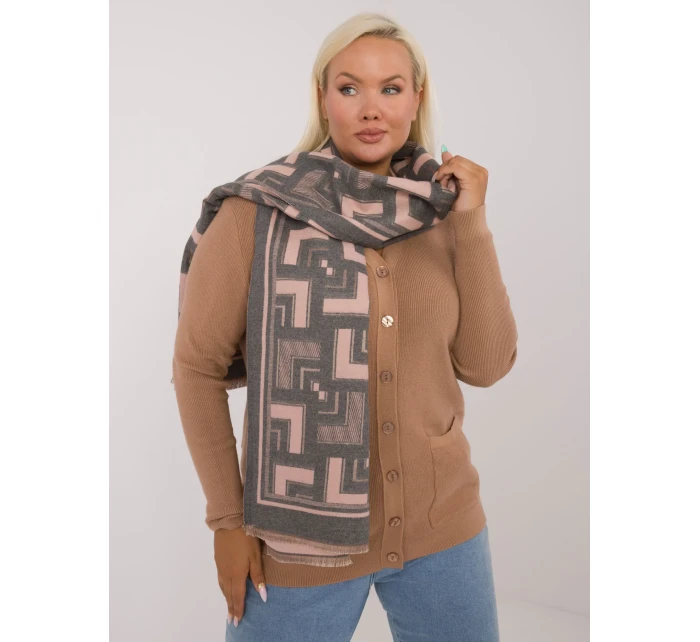 Szalik AT SZ model 20473672 szaro różowy - FPrice