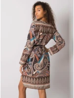 Šaty DHJ SK 5766 1.32X černá a béžová