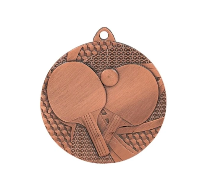 Bronzová medaile - stolní tenis - ocelová medaile