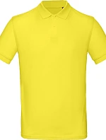 B&C Inspire Polo /men_° Pánské piqué polo z bio bavlny 01.0430 solar yellow