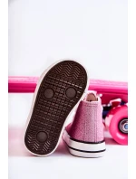 Dětské růžové vysoké tenisky Catrina