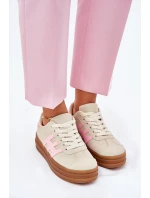 Dámské Tenisky Na Platformě Béžové Syliyana Dámské Tenisky Na Platformě Béžové Syliyana