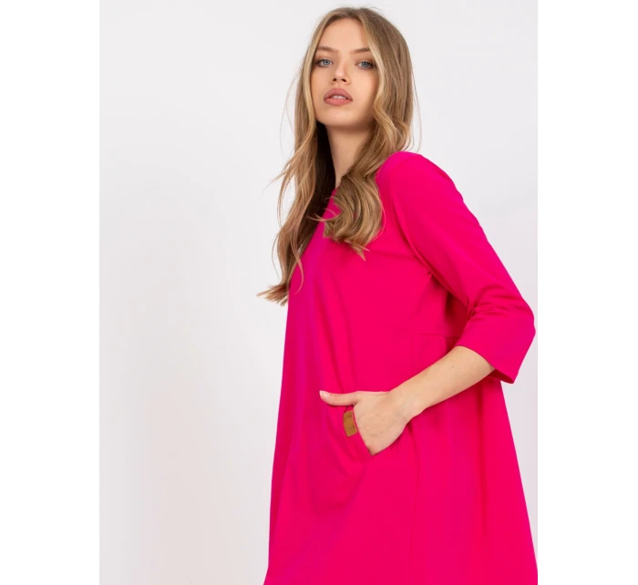 Šaty RV SK model 17047402 fuchsiová - FPrice Šaty RV SK model 17047402 fuchsiová - FPrice