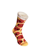 Rainbow Socks Pizza 4 páry Vegetariánská paprika Capricciosa