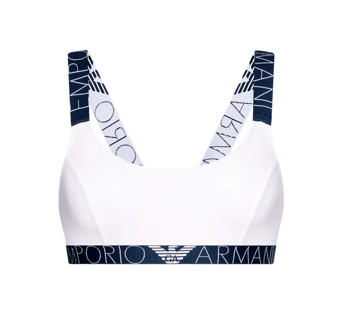 Bralette sportovní podprsenka  bílá  model 15514741 - Emporio Armani