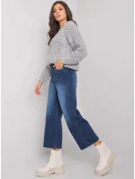 Tmavě modré rozšířené džíny 19400 - SUBLEVEL