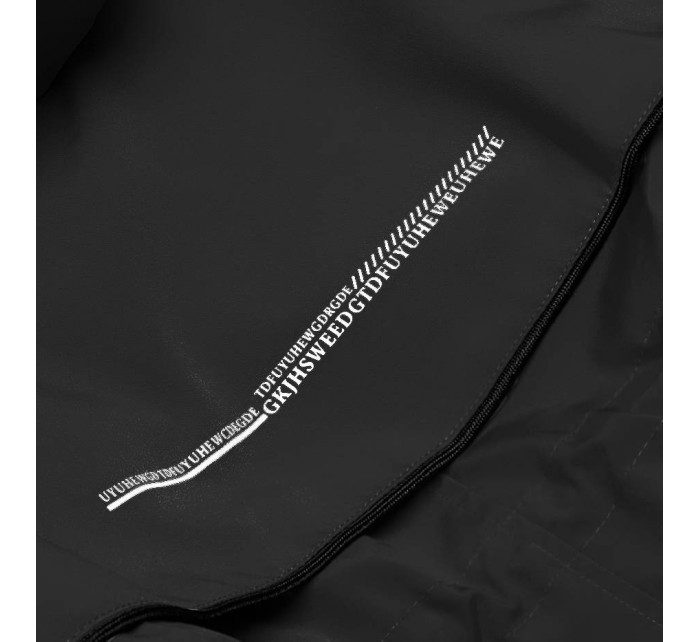 Tenká černá dámská bunda s podšívkou model 18026004 - S'WEST