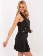 Spódnica DHJ SD model 21798068 ciemny szary - FPrice Spódnica DHJ SD model 21798068 ciemny szary - FPrice