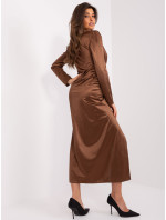 Sukienka LK SK model 19485339 brązowy - FPrice