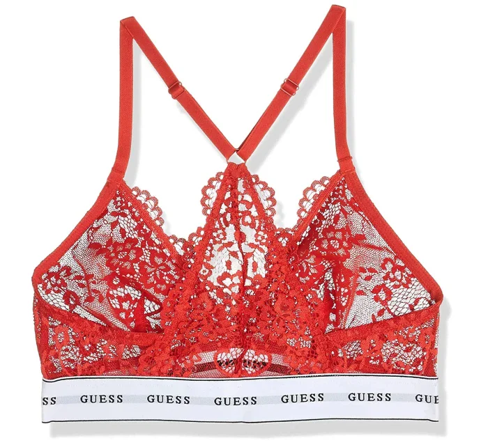 Dámská krajková podprsenka - O97C02PZ01C- G587- Červená - Guess