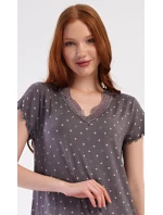 Dámská noční košile s krátkým rukávem Samanta Dámská noční košile s krátkým rukávem Samanta