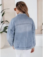 Dámská džínová bunda DENZARIA modrá FashionStreet TY4905