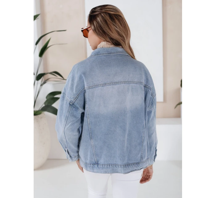 Dámská džínová bunda DENZARIA modrá FashionStreet TY4905
