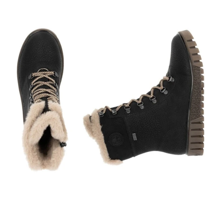 W  boty s kožešinou model 20810158 - Rieker