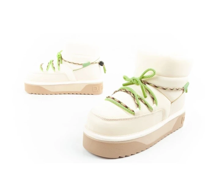 Dámské zimní sněhule   boots beige green dámské model 21409192 - D.Franklin