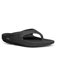 OOFOS 1000BLK 12 žabky/plážové sandály Pánské Černé