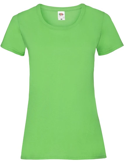 Fruit of the Loom Lady-Fit Valueweight T Dámské tričko 16.1372 lime Fruit of the Loom Lady-Fit Valueweight T Dámské tričko 16.1372 lime