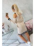 Béžové šaty Tres Chic Béžové šaty Tres Chic