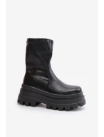 Boty Na Masivní Platformě Černé Florinara Boty Na Masivní Platformě Černé Florinara