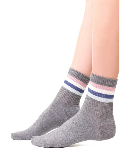 Ponožky model 18025910 Melange Grey - Steven
