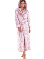 Dámský župan Flora s kapucí 3956 4303 mauve mist - Vestis