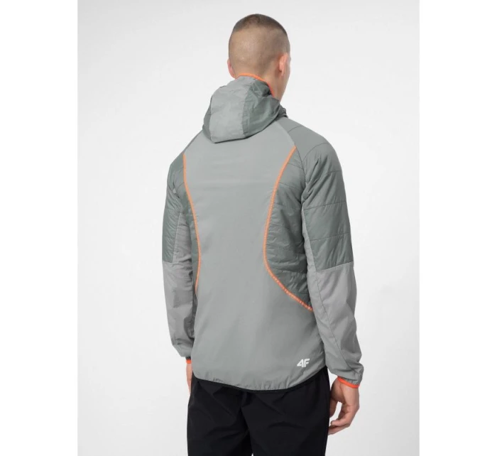 Pánská ekologická trekingová bunda 4F 4FSS23TDJAM101-24S primaloft® black insulation