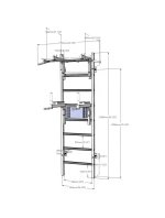 DŘEVĚNÝ KOVOVÝ GYMNASTICKÝ ŽEBŘÍK S HRAZDOU A PŘÍSLUŠENSTVÍM BENCHK 232W