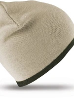 Result Headwear RC 046X Oboustranná pletená čepice 28.046X stone/olive