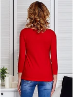 Bluzka PL BZ model 22556654 czerwony - FPrice Bluzka PL BZ model 22556654 czerwony - FPrice