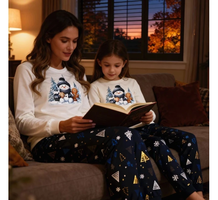 Cornette Young Girl pyžamo 978/189 Snowy Day length/r Christmas 134-164 Cornette Young Girl pyžamo 978/189 Snowy Day length/r Christmas 134-164