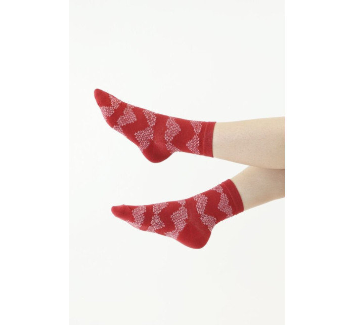 2 pack kvalitních ponožek 162  šedé a červené