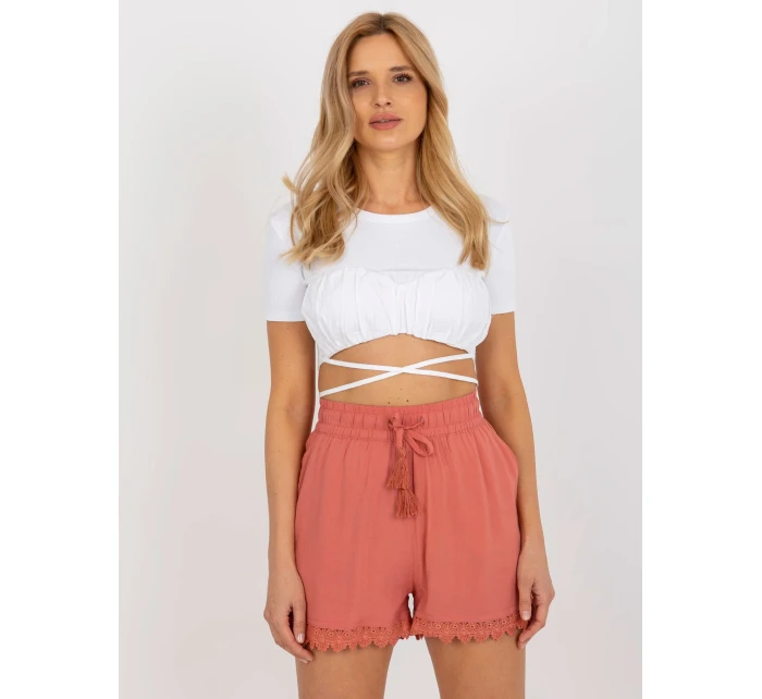 Šortky D73760M62233KB tmavě růžové Šortky D73760M62233KB tmavě růžové