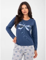 Pyžamo DU PI FP 008.30 tmavě modré