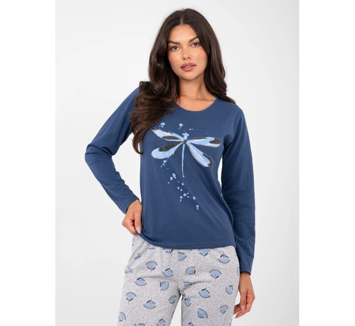 Pyžamo DU PI FP 008.30 tmavě modré