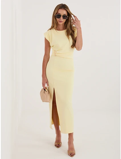 Sukienka IT SK model 22089499 jasny żółty - FPrice