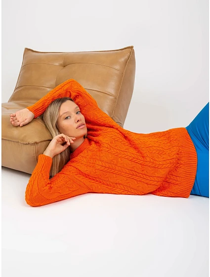 Dámský svetr LC SW model 17650207 oranžový - FPrice