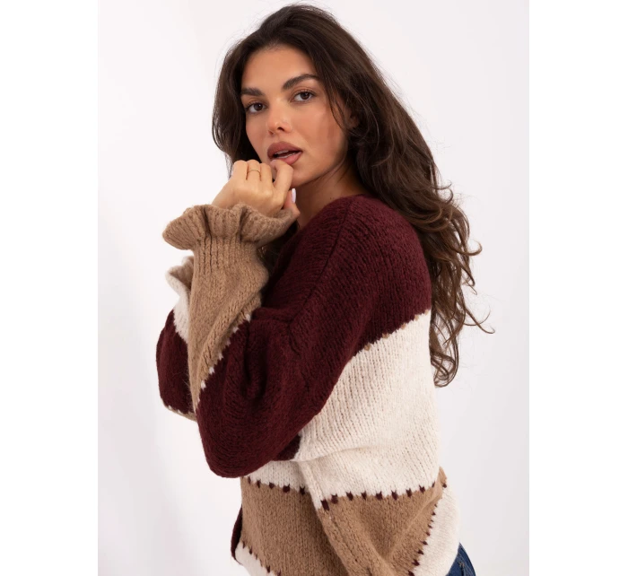 Jumper MI SW 0903.87 bordó Jumper MI SW 0903.87 bordó