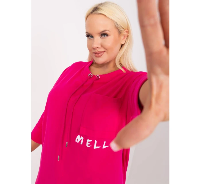 Bluzka RV BZ model 19465402 fuksjowy - FPrice Bluzka RV BZ model 19465402 fuksjowy - FPrice