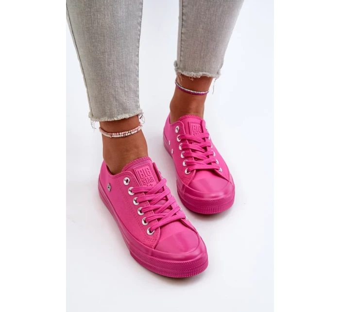 Klasické dámské tenisky Big Star Fuchsia