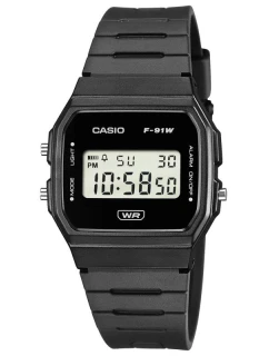 CASIO Unisex hodinky F-91WB-1AVDF + krabice