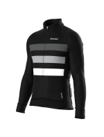 Biemme košile s dlouhým rukávem CALDERONE černá šedá XL