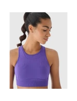 Bezešvá tréninková podprsenka se střední podporou 4F x anna lewandowska 4F 4FALSAW24USBAF169-51S