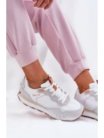 Semišové Lehké Sportovní Boty Pro Ženy Big Star RR274235 HI-POLY SYSTEM Béžové