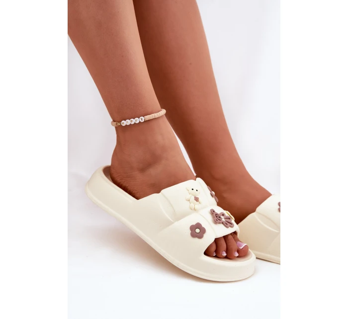 Pěnové Pantofle S Ecru model 21694131 - Boto Pěnové Pantofle S Ecru model 21694131 - Boto