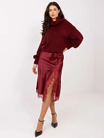 Sukně MI SD 3275.57 kaštanová